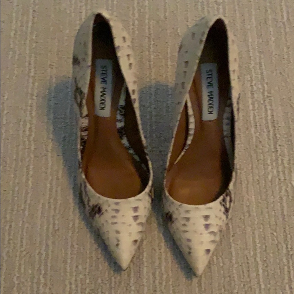 Steve Madden Snake Skin Heels